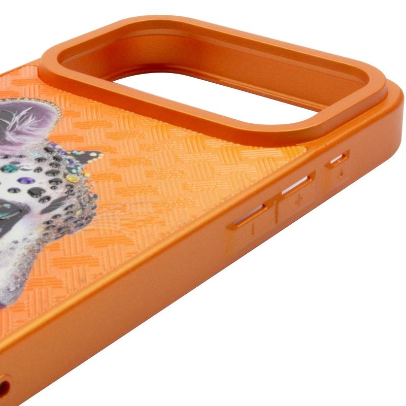Чохол TPU + PC Crystal Hunt with Magnetic Fit для Apple iPhone 17 Pro (6.3″) Orange