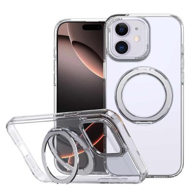Чохол TPU+PC Empire with Magnetic Fit and Ring для Apple iPhone 11 (6.1") Clear