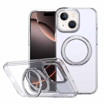 Чохол TPU+PC Empire with Magnetic Fit and Ring для Apple iPhone 13 / 14 (6.1") Clear