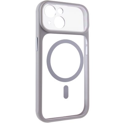 Чохол TPU + PC GETMAN Moon Clear with Magnetic Fit для Apple iPhone 14 (6.1″)