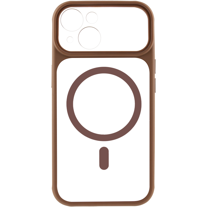 Чохол TPU + PC GETMAN Moon Clear with Magnetic Fit для Apple iPhone 15 (6.1″)
