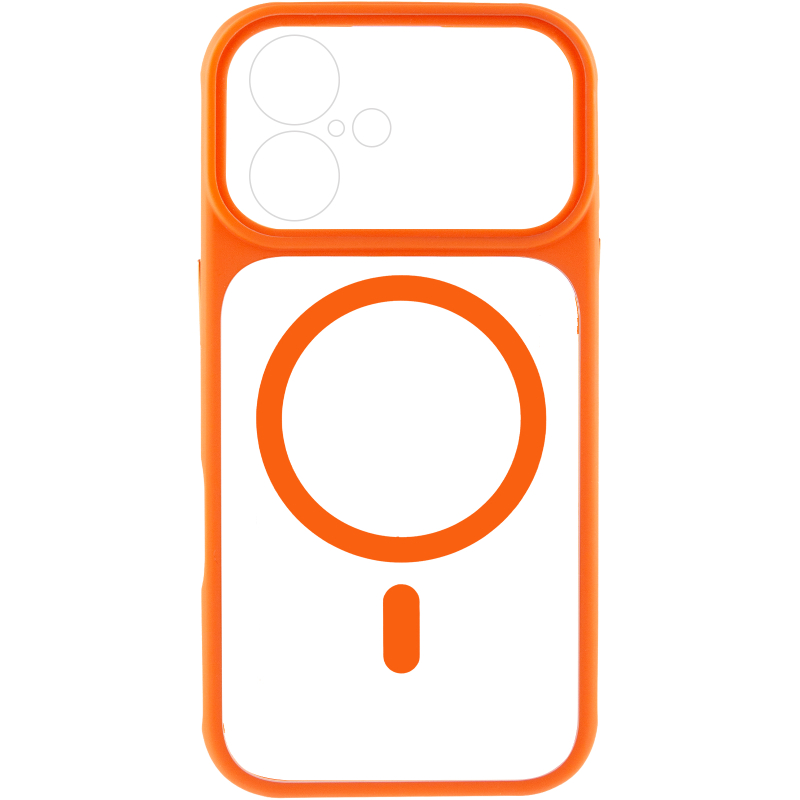 Чохол TPU + PC GETMAN Moon Clear with Magnetic Fit для Apple iPhone 17 (6.3″)