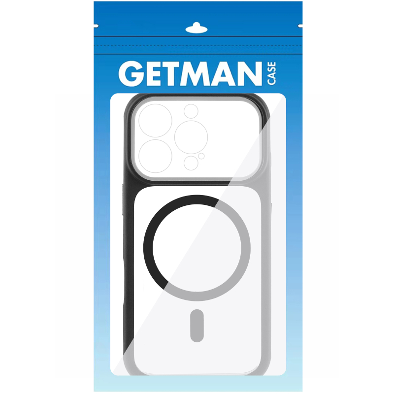 Чохол TPU + PC GETMAN Moon Clear with Magnetic Fit для Apple iPhone 14 Pro Max (6.7″)
