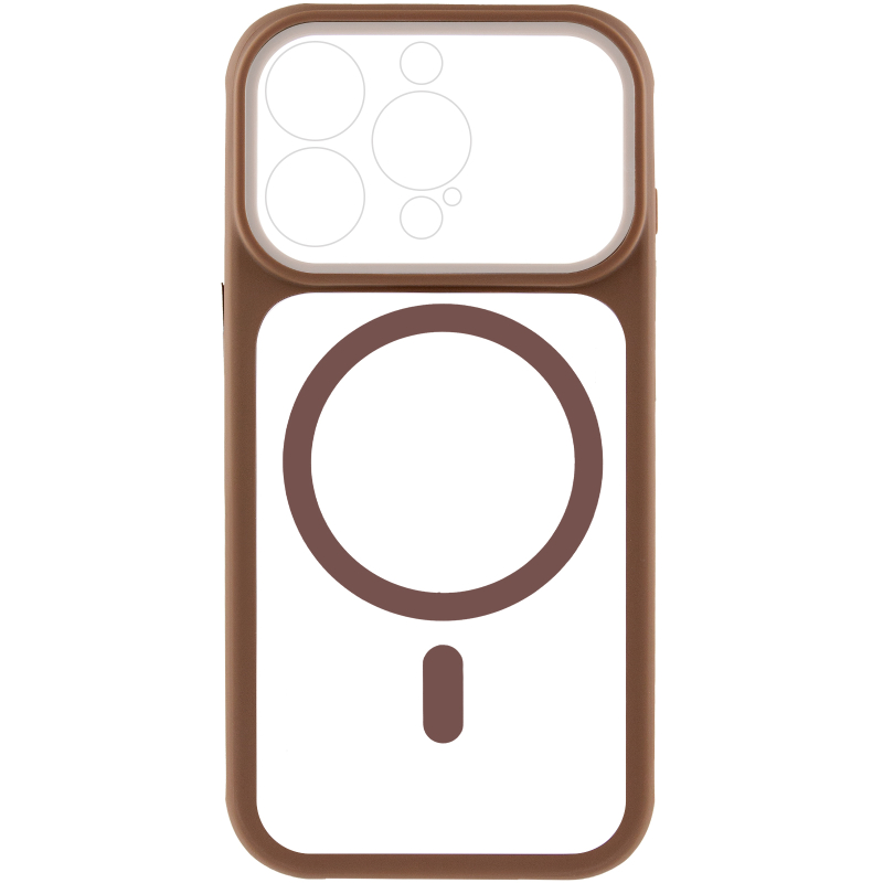 Чохол TPU + PC GETMAN Moon Clear with Magnetic Fit для Apple iPhone 13 Pro (6.1″)