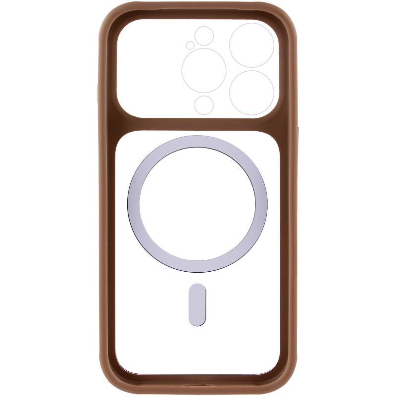 Чохол TPU + PC GETMAN Moon Clear with Magnetic Fit для Apple iPhone 13 Pro (6.1″)