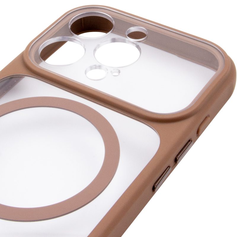 Чохол TPU + PC GETMAN Moon Clear with Magnetic Fit для Apple iPhone 13 Pro (6.1″)