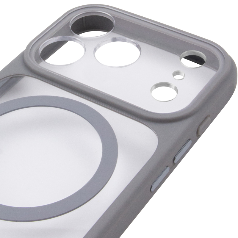 Чохол TPU + PC GETMAN Moon Clear with Magnetic Fit для Apple iPhone 17 Pro (6.3″)