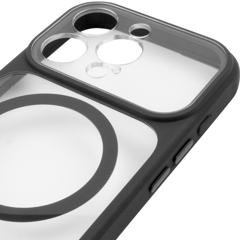 Чохол TPU + PC GETMAN Moon Clear with Magnetic Fit для Apple iPhone 14 Pro Max (6.7″)