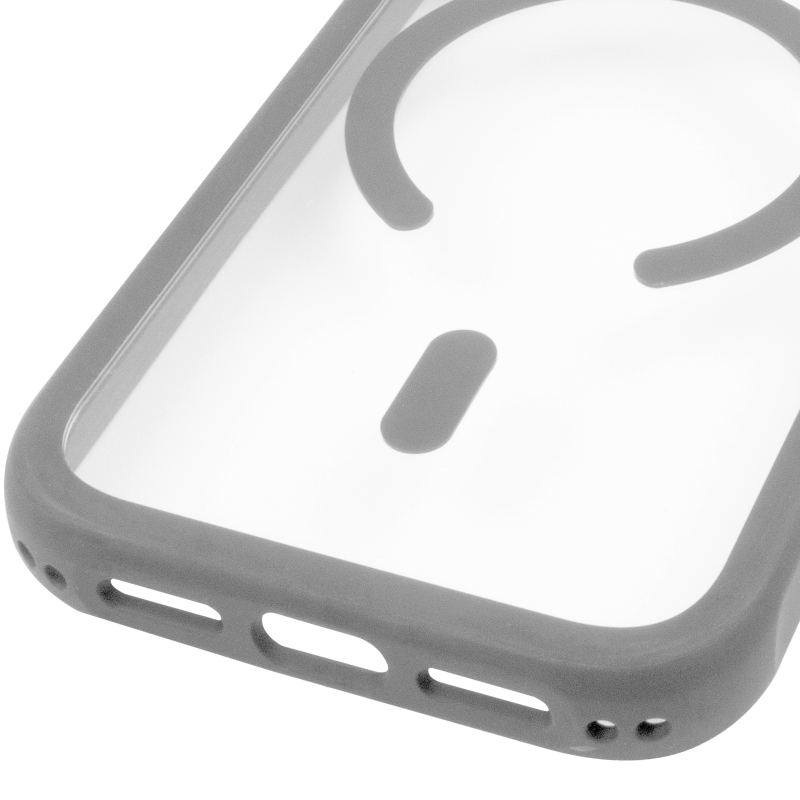 Чохол TPU + PC GETMAN Moon Clear with Magnetic Fit для Apple iPhone 17 Pro (6.3″)