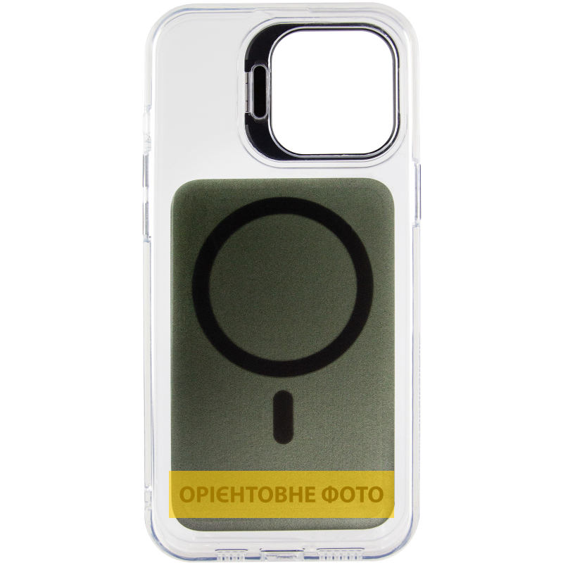 Чохол TPU + PC Jewel Sparkle with Magnetic Fit для Apple iPhone 15 Pro (6.1″)