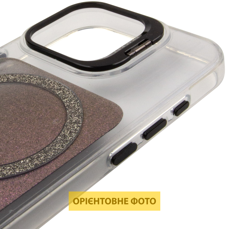 Чохол TPU + PC Jewel Sparkle with Magnetic Fit для Apple iPhone 17 (6.3″)