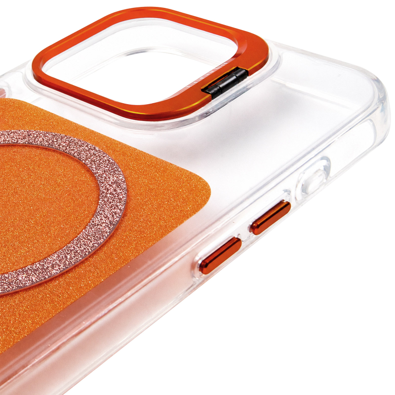 Чохол TPU + PC Jewel Sparkle with Magnetic Fit для Apple iPhone 16 (6.1″)