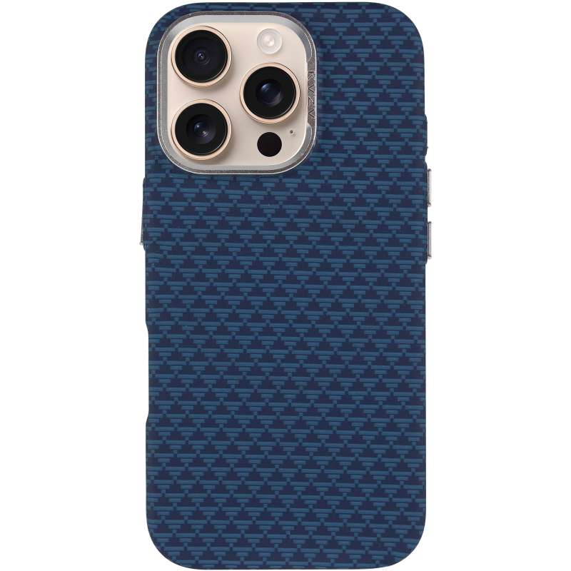 Чохол TPU + PC KVZV Triangular Pattern with Magnetic Fit для Apple iPhone 16 Pro (6.3″)
