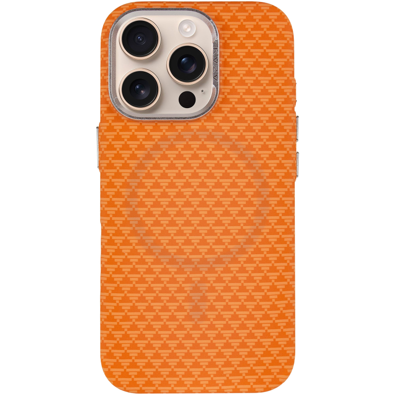 Чохол TPU + PC KVZV Triangular Pattern with Magnetic Fit для Apple iPhone 15 Pro (6.3″)