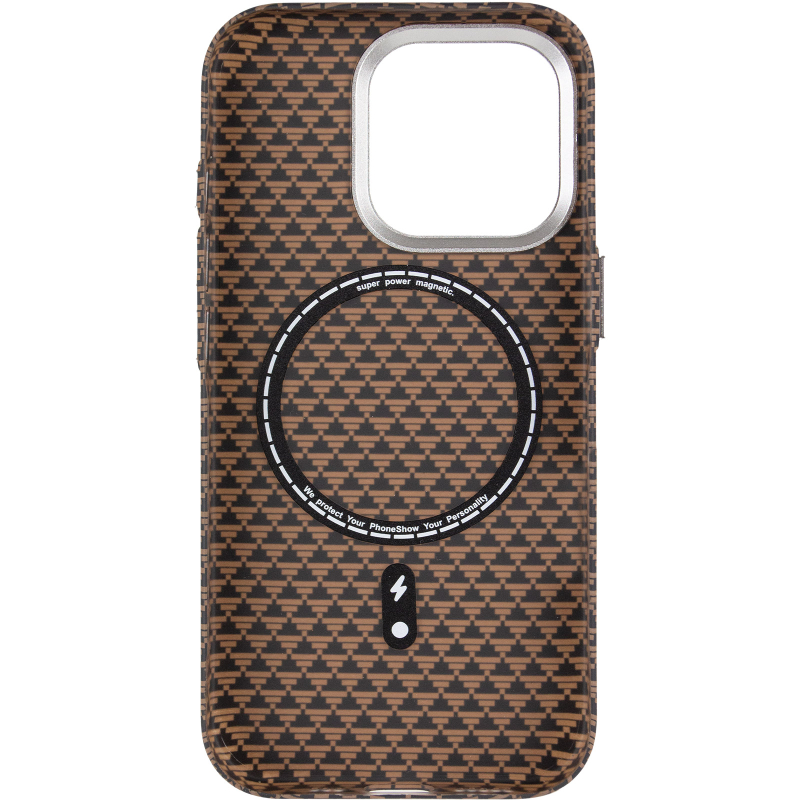 Чохол TPU + PC KVZV Triangular Pattern with Magnetic Fit для Apple iPhone 15 Pro Max (6.9″)