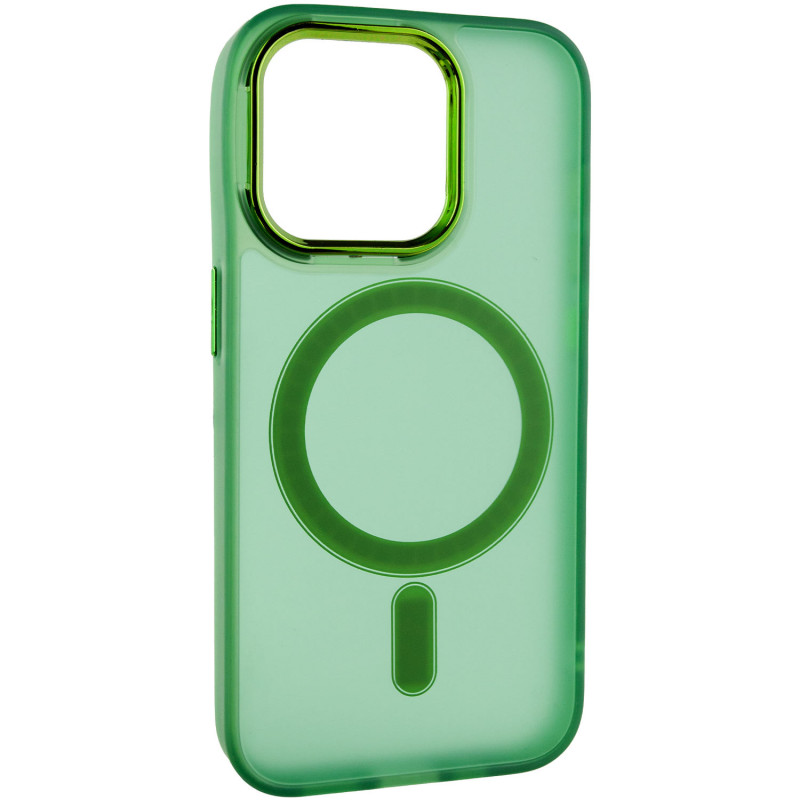 Чохол TPU + PC Lily with Magnetic Fit для Apple iPhone 15 Pro Max (6.7″) Army Green