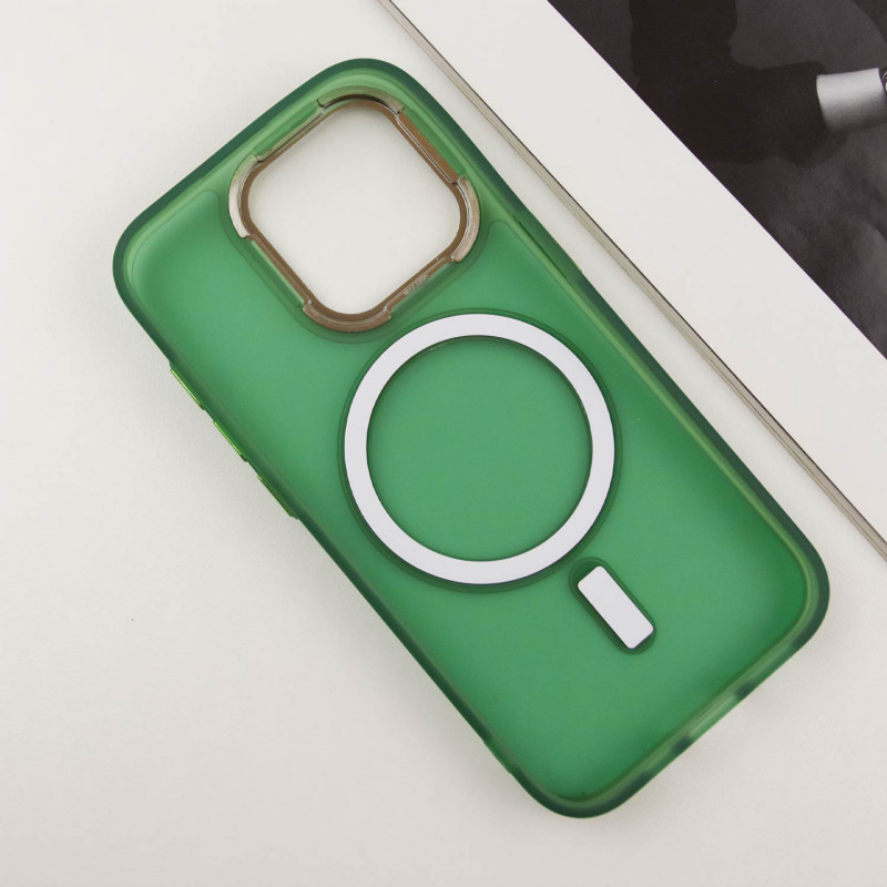 Чохол TPU + PC Lily with Magnetic Fit для Apple iPhone 15 Pro Max (6.7″) Army Green
