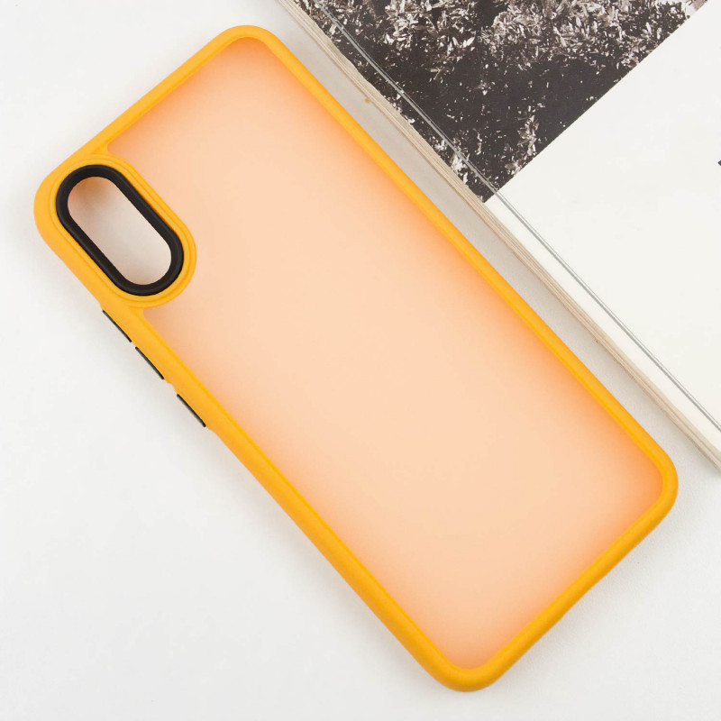 Чохол TPU + PC Lyon Frosted для Xiaomi Redmi 9 А Orange