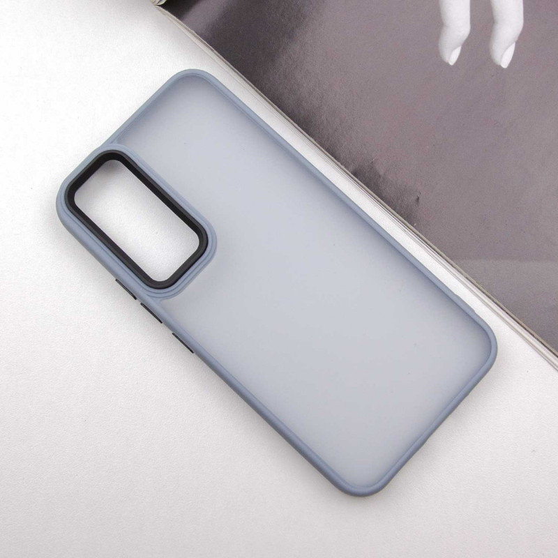 Чохол TPU + PC Lyon Frosted для Samsung Galaxy S23 Sierra Blue
