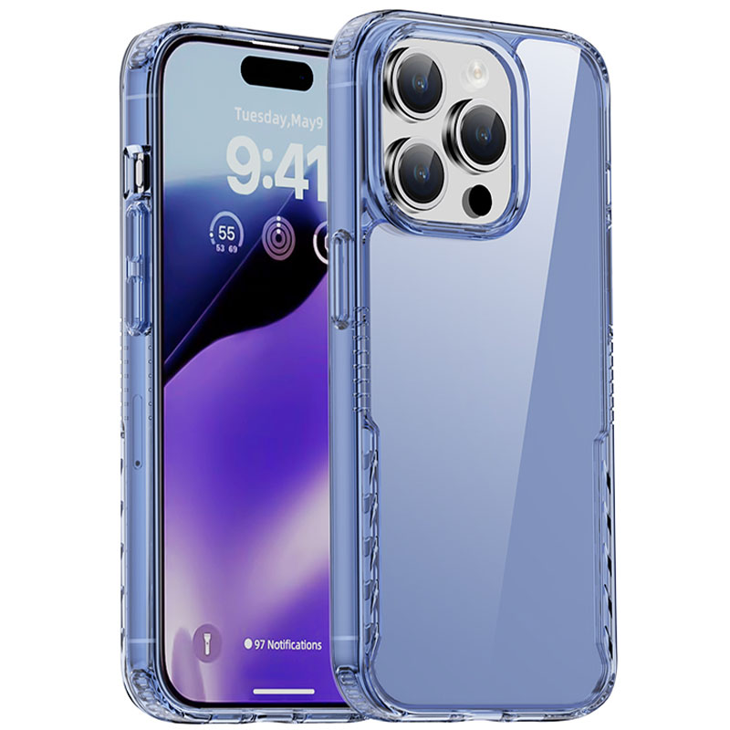Чохол TPU + PC Multi-Color для Apple iPhone 15 Pro Max (6.7″) Blue