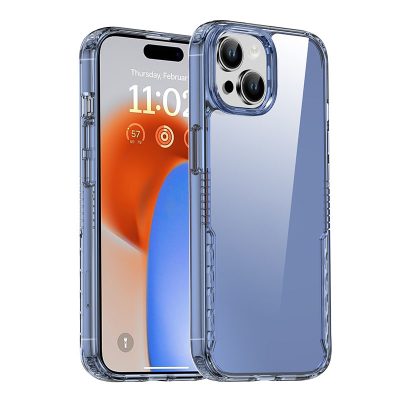 Чохол TPU+PC Multi-Color для Apple iPhone 15 Plus (6.7") Blue