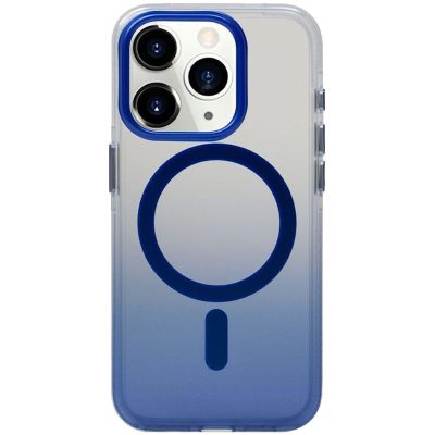 Чохол TPU + PC Shadow with Magnetic Fit для Apple iPhone 14 Pro Max (6.7″) Blue