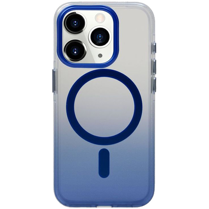 Чохол TPU + PC Shadow with Magnetic Fit для Apple iPhone 14 Pro Max (6.7″) Blue