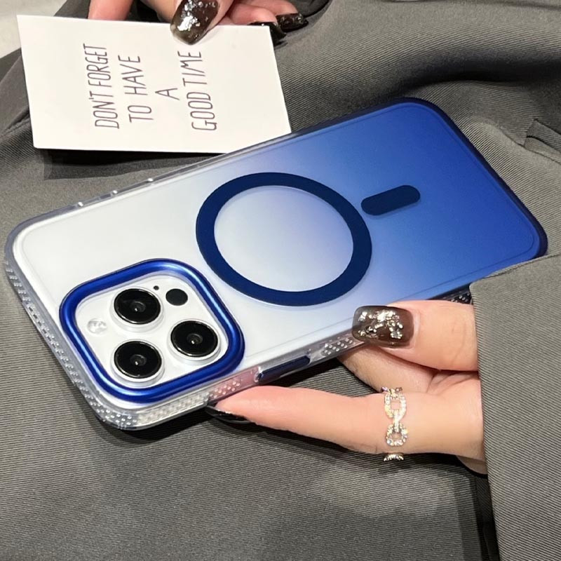Чохол TPU + PC Shadow with Magnetic Fit для Apple iPhone 14 Pro Max (6.7″) Blue