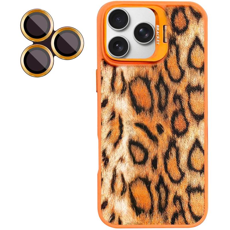 Чохол TPU + PC Wild Leopard with Magnetic Fit and Lens для Apple iPhone 16 Pro (6.3″)