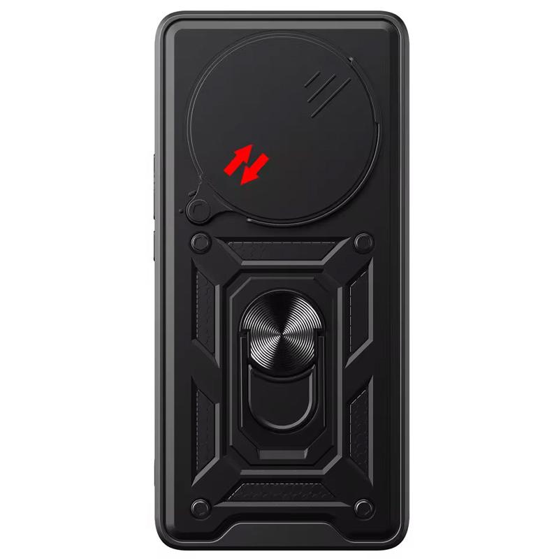 Чохол Ummi Camshield Serge Ring для Xiaomi 14 Ultra Чорний / Black