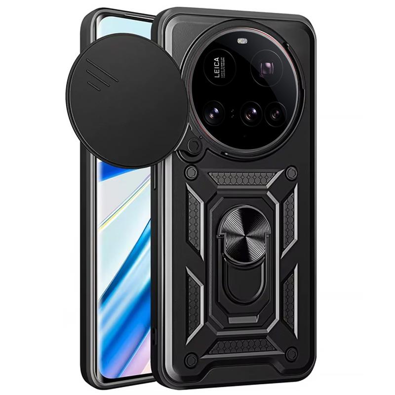 Чохол Ummi Camshield Serge Ring для Xiaomi 15 Ultra Чорний / Black