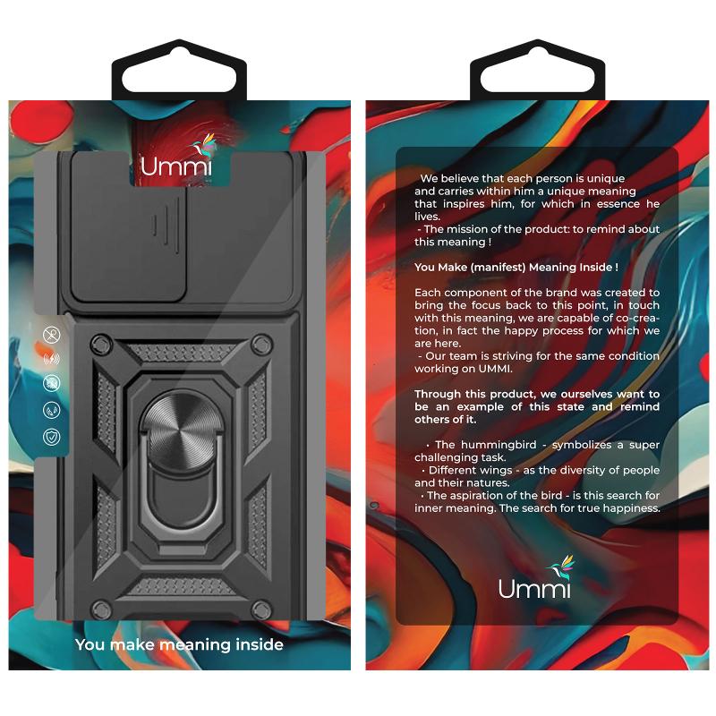 Чохол Ummi Camshield Serge Ring для Xiaomi Redmi 15 4G (Global) / 5G