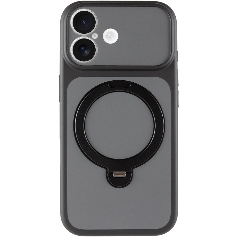 Чохол Ummi Full Camera with Magnetic Fit HQ Ring для Apple iPhone 16 (6.1") Black