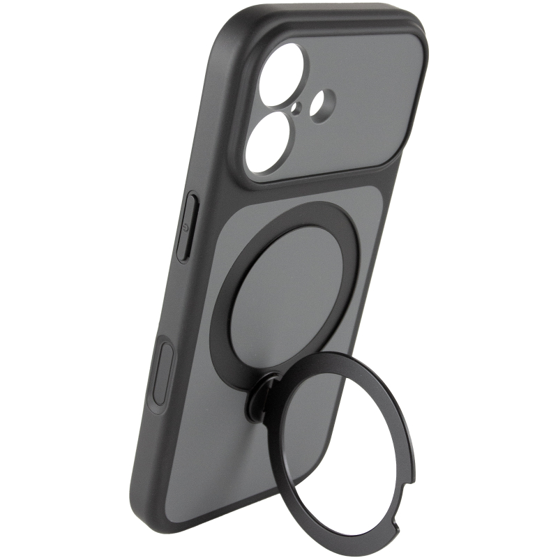 Чохол Ummi Full Camera with Magnetic Fit HQ Ring для Apple iPhone 16 (6.1") Black