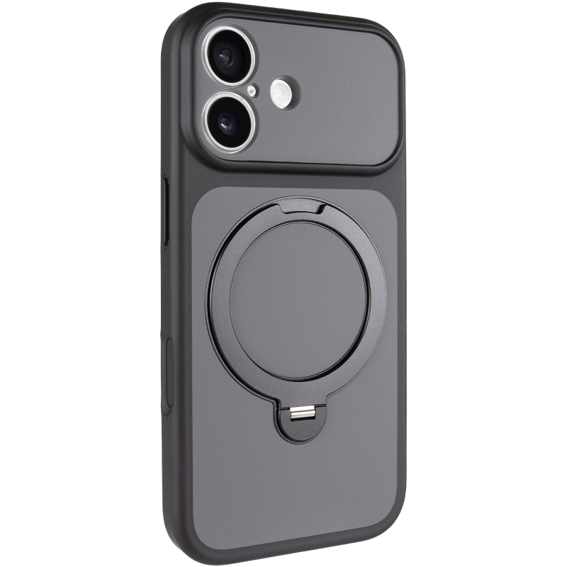 Чохол Ummi Full Camera with Magnetic Fit HQ Ring для Apple iPhone 16 (6.1") Black