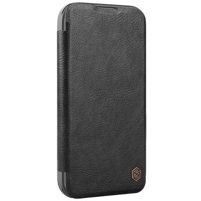 Шкіряний чохол-книжка Nillkin Qin Prop для Apple iPhone 16 Pro Max (6.9") Black