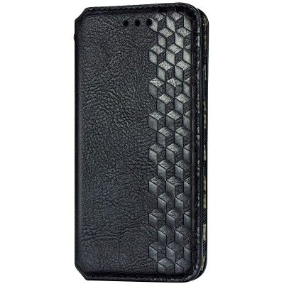 Шкіряний чохол-книжка GETMAN Cubic (PU) для Xiaomi Redmi Note 9s / Note 9 Pro / Note 9 Pro Max Чорний