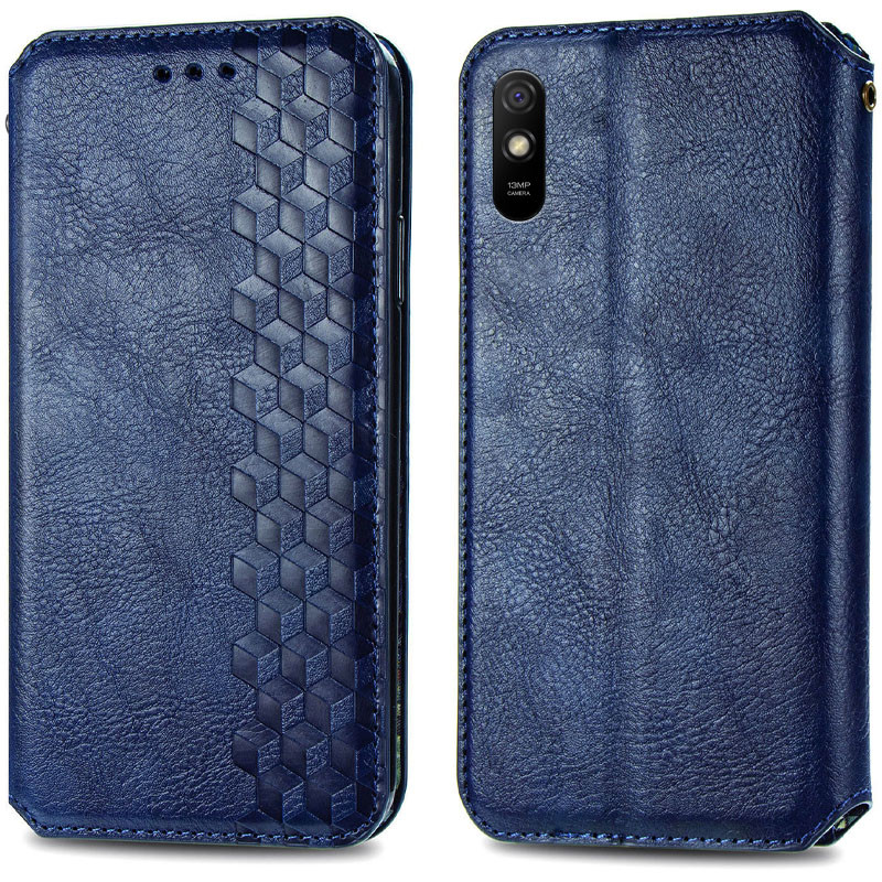 Шкіряний чохол-книжка GETMAN Cubic (PU) для Xiaomi Redmi 9 А