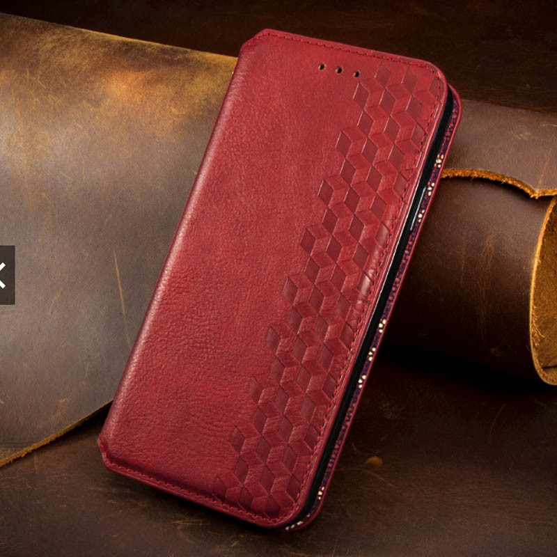 Шкіряний чохол-книжка GETMAN Cubic (PU) для Xiaomi Redmi 9C