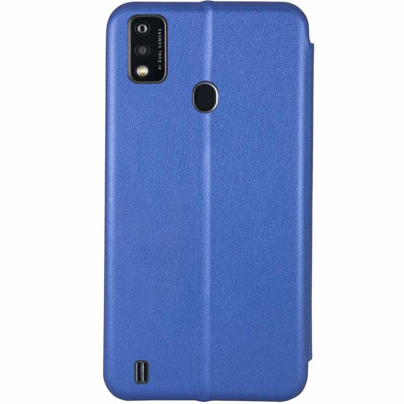 Шкіряний чохол-книжка Classy для ZTE Blade A51 Синій