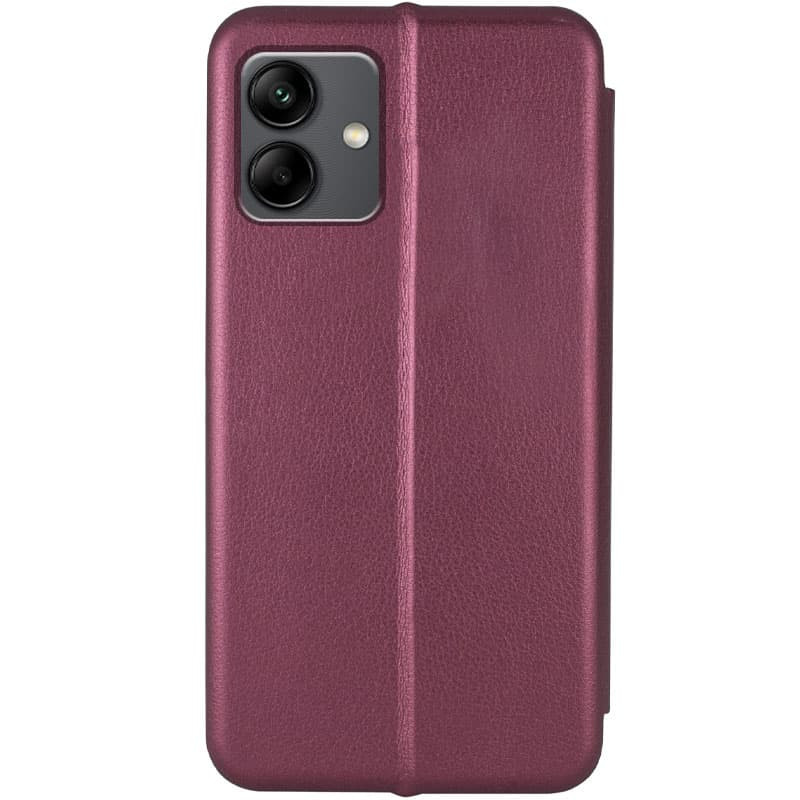 Шкіряний чохол-книжка Classy для Samsung Galaxy A04e Бордовий