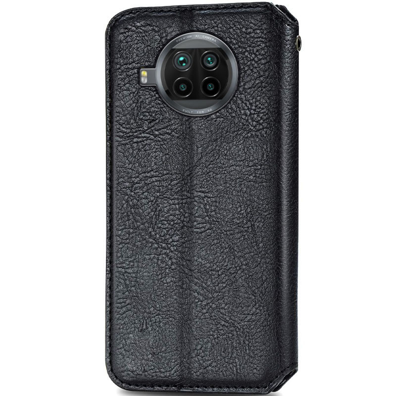 Шкіряний чохол-книжка GETMAN Cubic (PU) для Xiaomi Mi 10T Lite / Redmi Note 9 Pro 5G Чорний