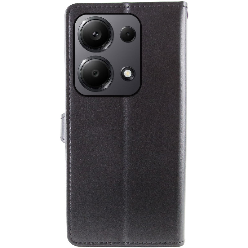 Шкіряний чохол-книжка GETMAN Gallant (PU) для Xiaomi Redmi Note 13 Pro 4G / Poco M6 Pro 4G Коричневий