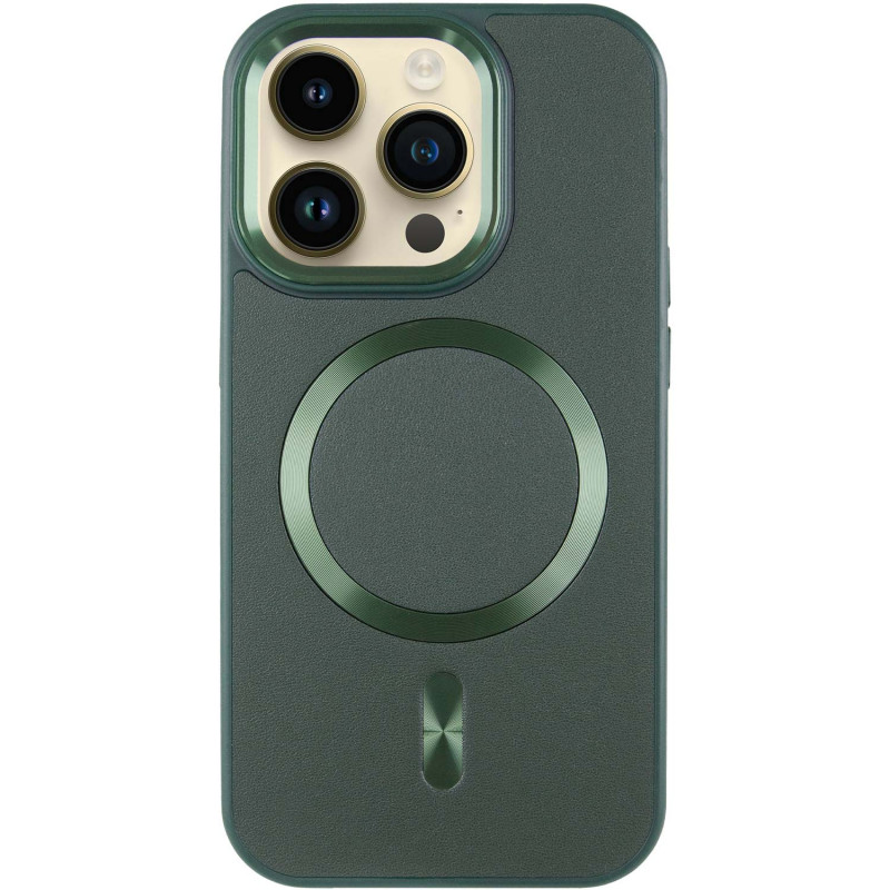 Шкіряний чохол SnapCase with Magnetic Fit для Apple iPhone 16 Pro Max (6.9") Dark Purple