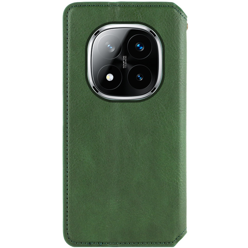 Шкіряний чохол-книжка GETMAN Cubic (PU) для Xiaomi Redmi Note 14 Pro 4G