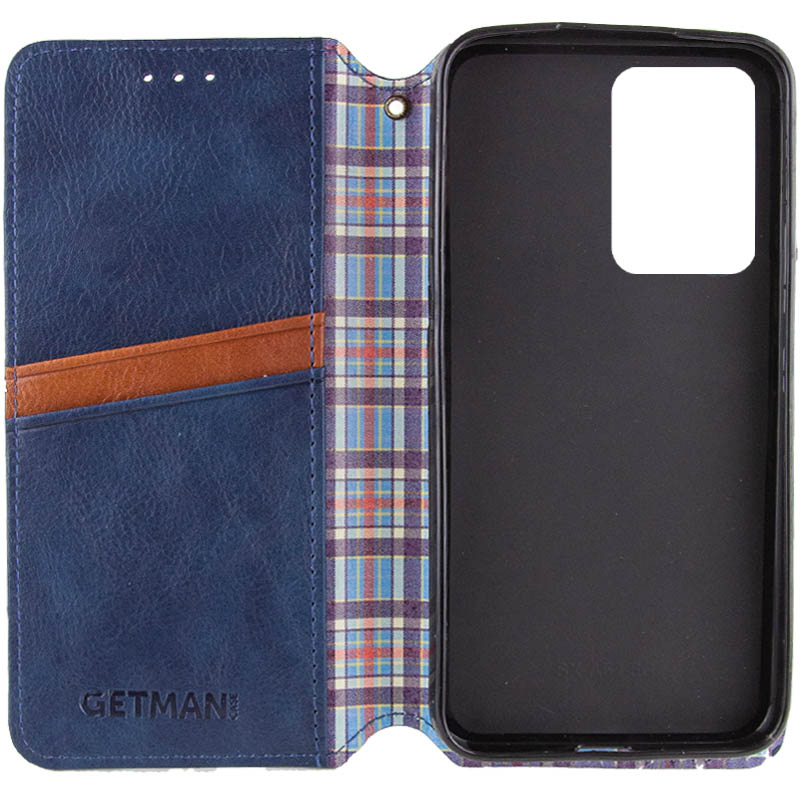 Шкіряний чохол-книжка GETMAN Cubic (PU) для Samsung Galaxy S25 FE Чорний