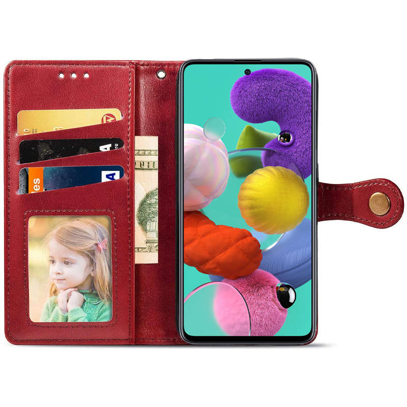 Шкіряний чохол-книжка GETMAN Gallant (PU) для Samsung Galaxy A51
