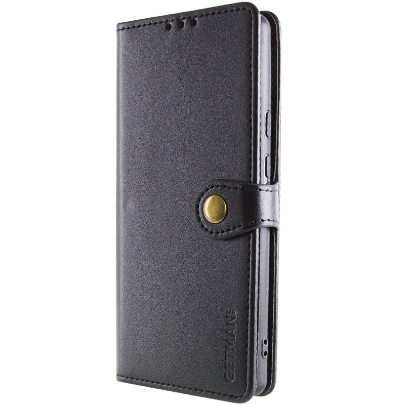 Шкіряний чохол-книжка GETMAN Gallant (PU) для Xiaomi Redmi Note 13 Pro 4G / Poco M6 Pro 4G Коричневий