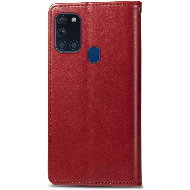 Шкіряний чохол-книжка GETMAN Gallant (PU) для Samsung Galaxy A21s