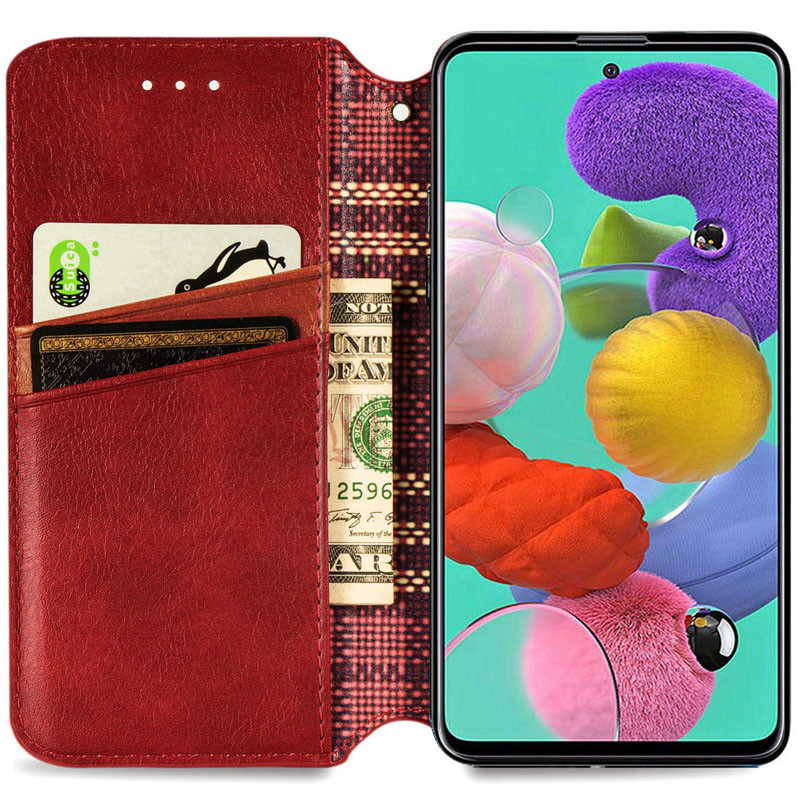Шкіряний чохол-книжка GETMAN Cubic (PU) для Xiaomi Redmi 9C